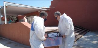 Instalan baterías para garantizar el suministro eléctrico durante la vacunación contra la Covid-19